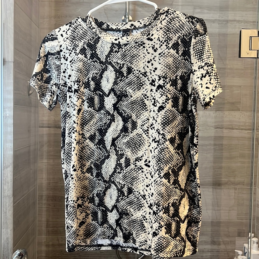 Snakeskin top